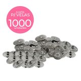 1000 Ilhós De Alumínio Para Pavio De Vela 2,5mm Centro X 4mm