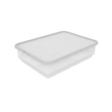 Caixa Organizadora Simple Box Translúcida 30l