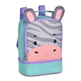 Lancheira Infantil Térmica 02 Alças Zebra Com Bolso