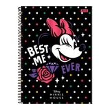 Caderno 10 Matérias 160fls Minnie Vintage Best Me Foroni