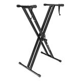 Suporte Para Teclado Pedestal Em X Duplo Apoio Suporte Lx-10
