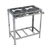Fogão Industrial 2 Bocas 30x30 Inox P5 Top Metalmaq (glp)