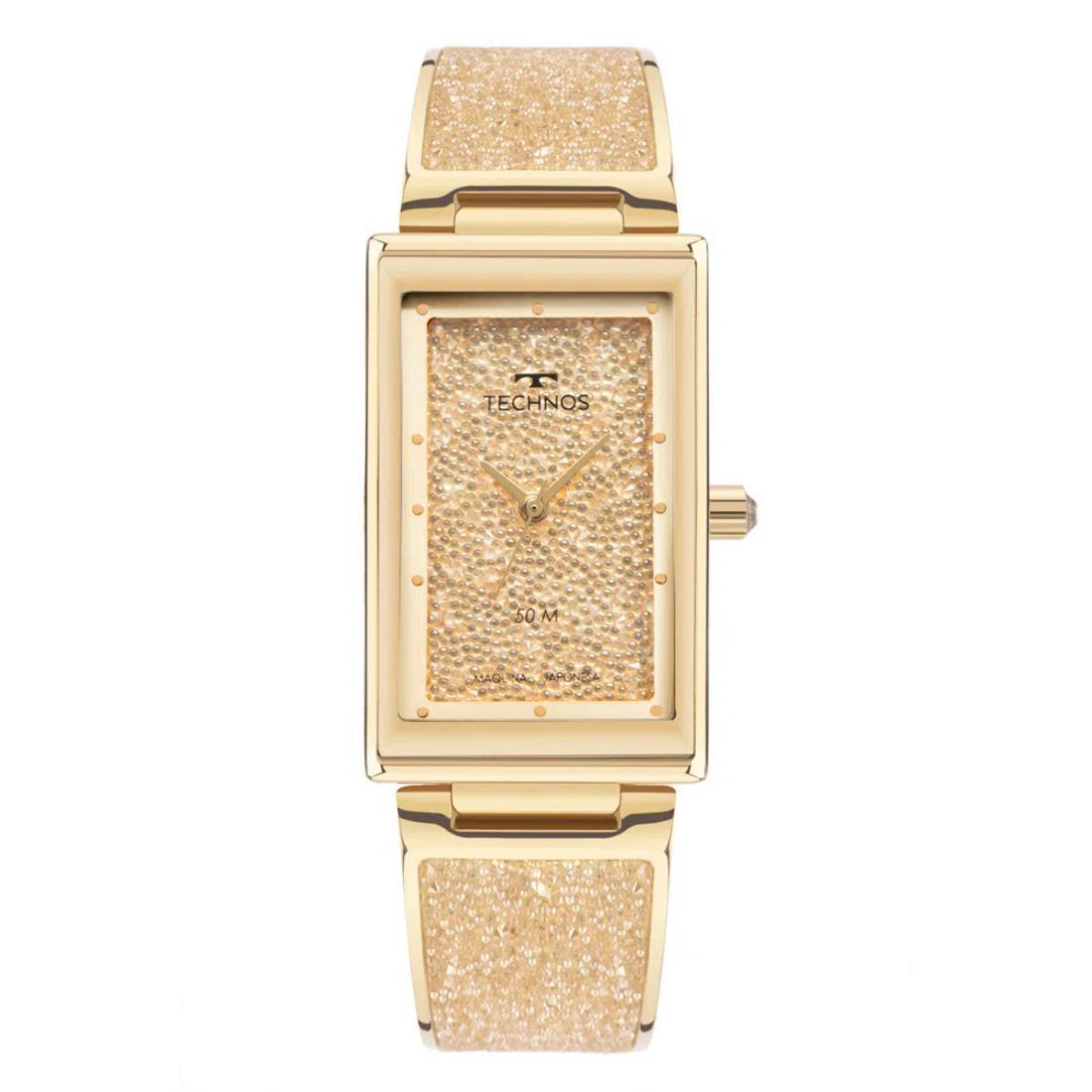 Relógio Technos Feminino Crystal Dourado - 2039ec/1x