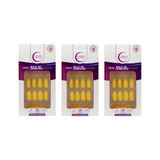 Unhas Postiças Fhaces Stiletto Colors Sun Flower 28un - 3un