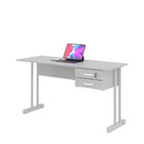 Escrivaninha Master 1.2 Euro Cinza Office Casah