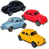 Carrinho Fusca De Ferro E Plastico Colecionáveis 12cm 1:32
