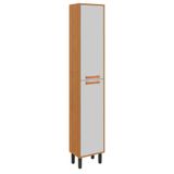 Paneleiro Simples Itatiaia Napoles 40cm 2 Portas - Cinamomo/off White