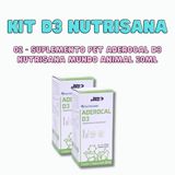 Kit 2 Unid De Aderocal D3 Nutrisana Mundo Animal 20ml