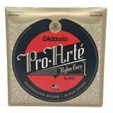 Cordas Em Nylon Preto Violão Daddario Ej49 Pro Arté Premium