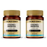 Kit 2 Un - Colina + Inositol 1000mg 60 Caps Dr Botanico