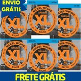 Kit 6 Encordoamento D&#39;addario Guitarraço Exl110