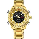 Relógio Masculino Digital Esportivo Naviforce 90933 Dourado