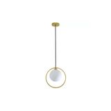 Pendente Sfera Dourado 26cmx3cm 5w G9 - Bella