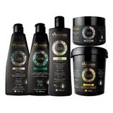 Kit Arvensis Shampoo Condicionador Ativador Mascara Geléia