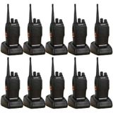 Kit 10 Unidades Radio Comunicador Walk Talk Baofeng Bf-777s