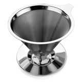 Coador De Café Inox Filtro De Café Inox Reutilizável Tam 101