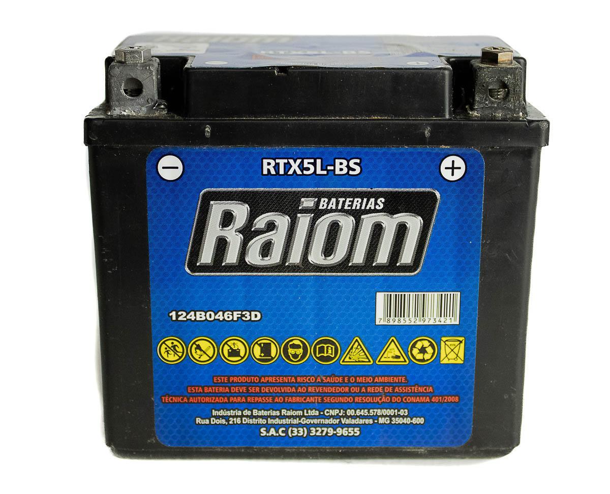 Bateria 12v 4ah Branco Motores Rtx5l-bs