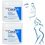 Kit Creme Hidratante Cerave Pele Seca Semperfume 454gr Corpo