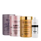 Cronograma Capilar Com 3 Máscaras E Shampoo Detox De 500ml
