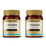 Kit 2 Un - Aminoacido L Teanina 400mg 60 Caps Dr Botanico