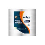 Papel Higienico Rolao C/8 X 10cmx300m Branco Celulose Virgem