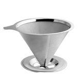 Coador De Café Pour Over Inox Tam. 101 Não Precisa Filtro