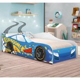 Cama Carro Kaboom Azul Solteiro Casah