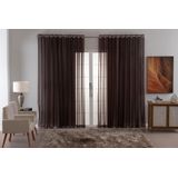 Cortina Voal Liso Delicate Quarto Sala Transparente 300x180