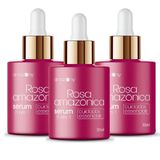 Sérum Rosa Amazônica Rosa Mosqueta Serum 100%  - 3 Unidades
