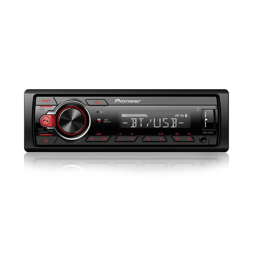 Som Automotivo Pioneer Mvh-s218bt Com Bluetooth Usb Frontal E Rádio