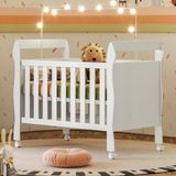 Berço E Mini Cama 3 Em 1 Soninho Tigus Baby