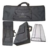 Capa Bag Teclado Casio Ctk-6200 Master Luxo Bk + Cobertura