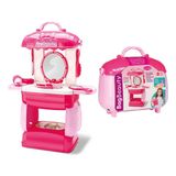 Penteadeira Camarim Maleta Infantil Rosa Bag Beauty 35cm