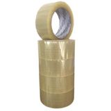 5 Rolos Fita Adesiva 45mm X 100m Transparente Empacotamento