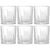 Jogo Copos Cristal Whisky Transparente Calcutá 330ml 6 Peças