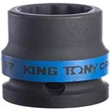 Soquete Impacto 1/2 17mm Estriado King Tony