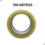 10 Fita Adesiva 45mm X 100metros Durex Transparente 10 Rolos