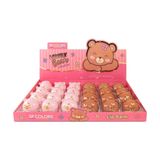 Box Lip Balm Hidratante Labial Lovely Bear Ursinho Sp Colors