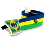 Alça Para Câmera Fotográfica De Nylon - Cores Do Brasil