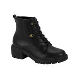Bota Feminina Beira Rio Zurich 9077 - Produto Oficial - Preto - 38 Br