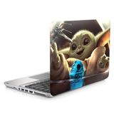 Skin Adesivo Protetor Para Notebook 15,6 Baby Yoda Star Wars B1