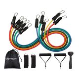 Elástico Extensor Tubing Pro 68kg 11 Peças Bravus Sport