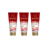 Hidratante Paixão Bisnaga 200ml Tentadora Kit 3un