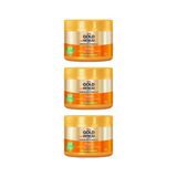 Creme De Tratamento Niely Gold 430g Nutriçao Poderosa - 3un