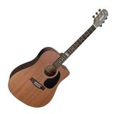 Violão Giannini Gf 1d Ceq Ws Sapele Walnut Satin Folk Cutway
