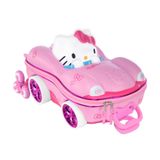 Mochila De Rodinhas Hello Kitty Carro Escolar Infantil 3d