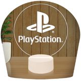 Luminária Led 3d Playstation Abajur - Base Branca