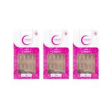 Unhas Postiças Fhaces Colors Nude Ref U3051 -kit C/3un