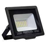 Refletor Slim 20w Luz Branca 6500k Fortled