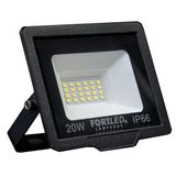 Refletor Slim 20w Luz Amarela 3000k Fortled